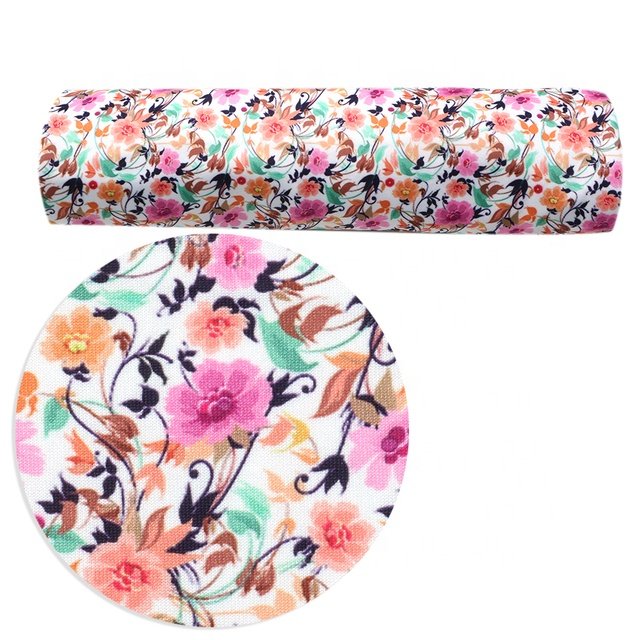 USA Hot Sale 100% Polyester Double Knit Interlock Knitted Fabric Newspaper Print Dress Fabric for Women's Dresses & Skirts