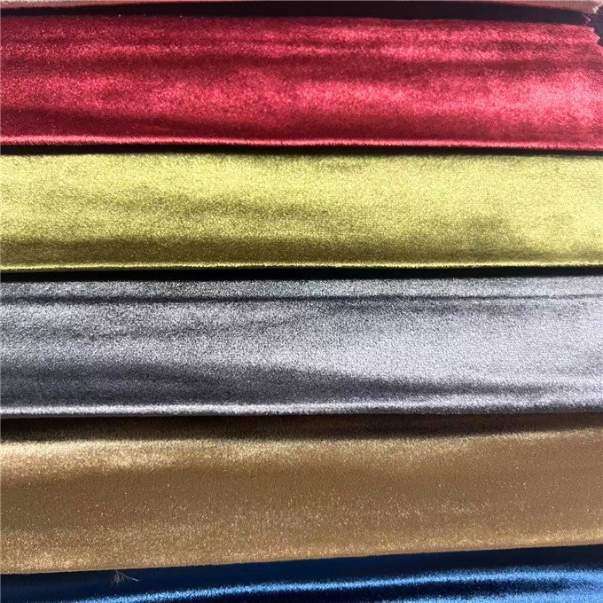 2023 Hot Sale luxury italian velvet fabric 210g 100% Polyester fabric turkish curtains fabrics for hometextile sofa