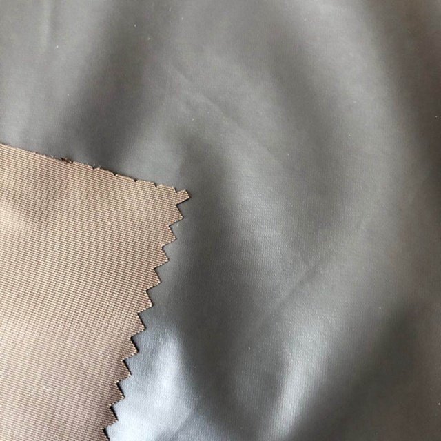 100% Polyester knitted light weight PU coated fabric