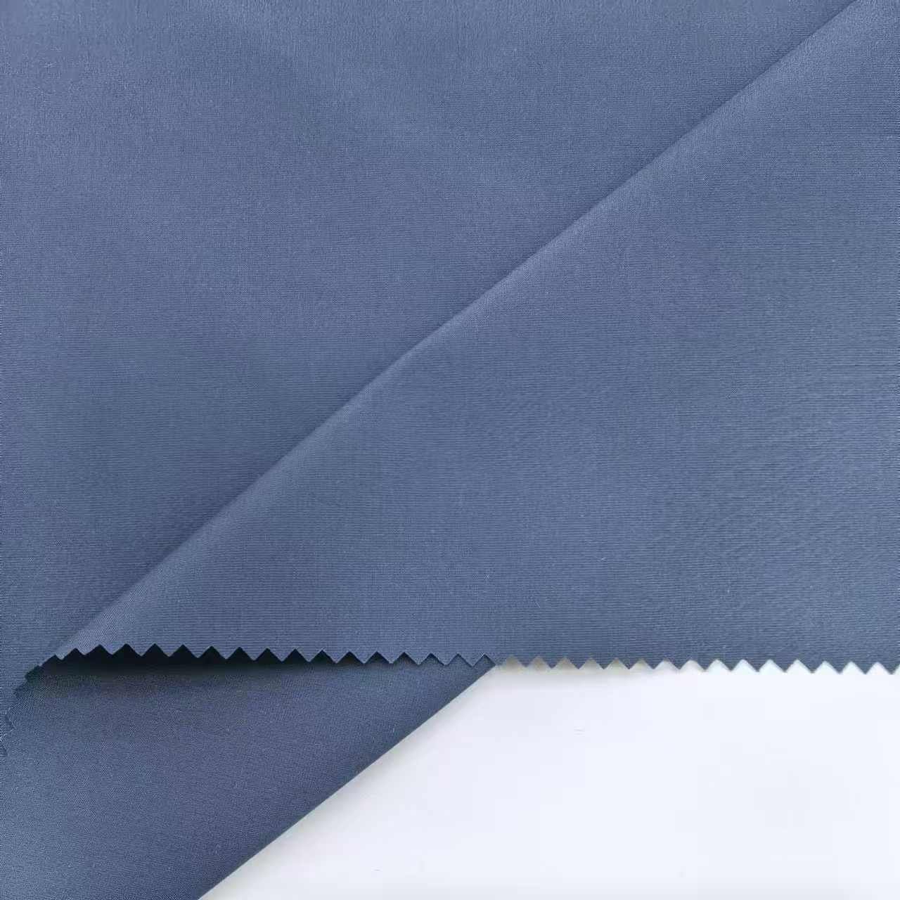 90D 100% Polyester Air Texture T400 1:1 Stripe Waterproof Jacket and Trench Coat Ammonium-Free Stretch Fabric