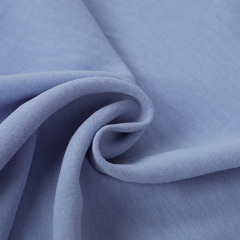 Hot-selling Top Popular Products Beautiful Fashionable Solid Color Crepe Textile CEY 100%Polyester Garment Black-out Fabric