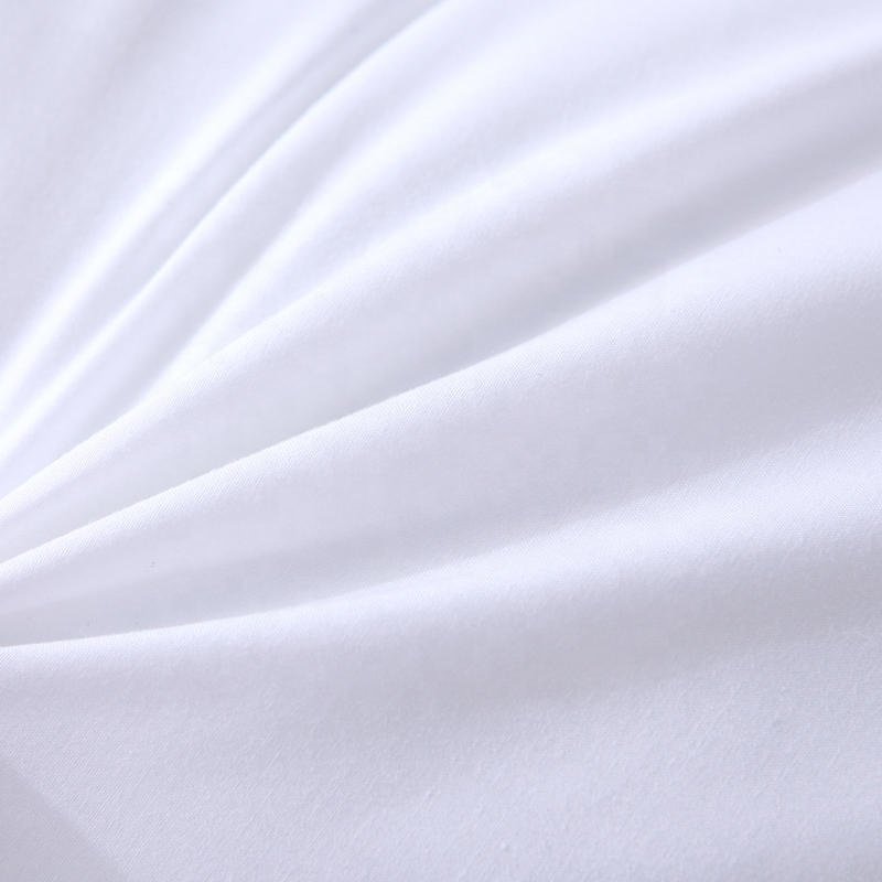 wholesale microfiber bleach white bedsheet fabric
