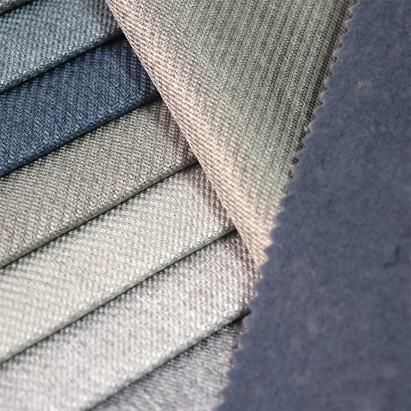 2476 Home Upholstery 240gsm 100% Polyester Woven Customized Waterproof Fake Linen Sofa Fabric for Bedding
