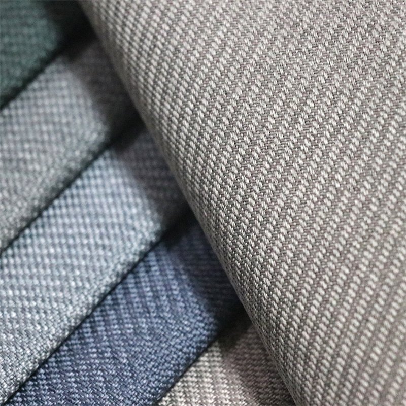 2476 Home Upholstery 240gsm 100% Polyester Woven Customized Waterproof Fake Linen Sofa Fabric for Bedding