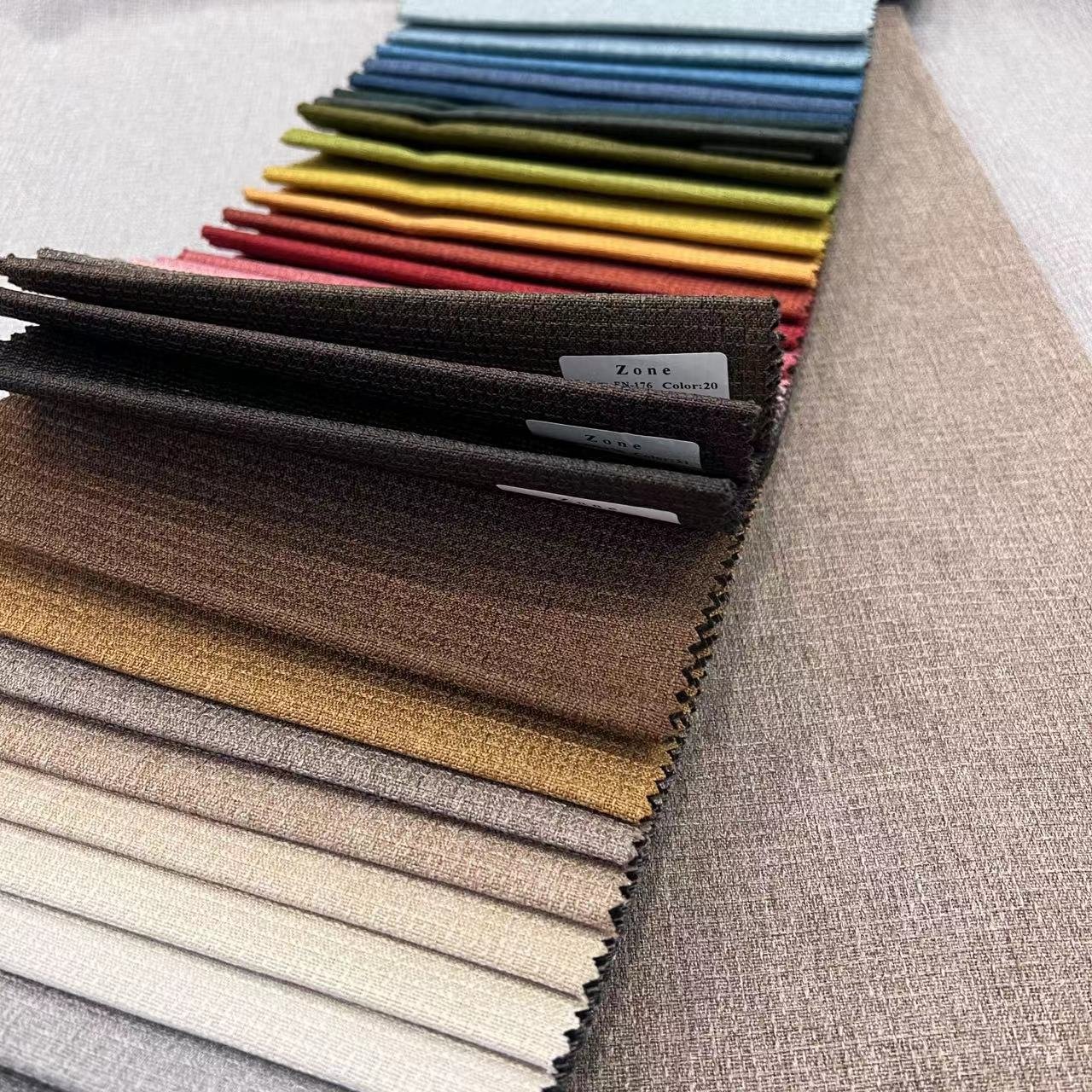 zone-Hot Selling New Design 100% Linen Upholstery Fabric For China Sofa Fabric Upholstery
