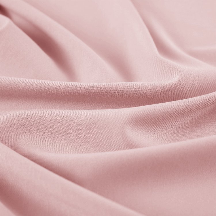 Organic 40S 260gsm bamboo fiber stretch jersey french terry fabric knitted breathable hoodie fabric