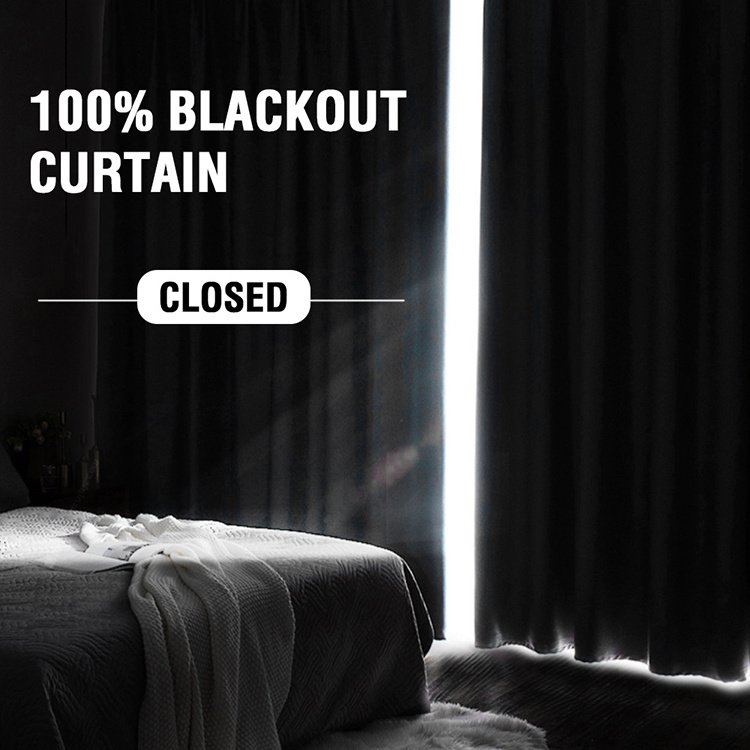 100% Blackout Royal Quality Linen Fabric Roll Textiles Thermal Insulated Curtain Fabric for The Living Room