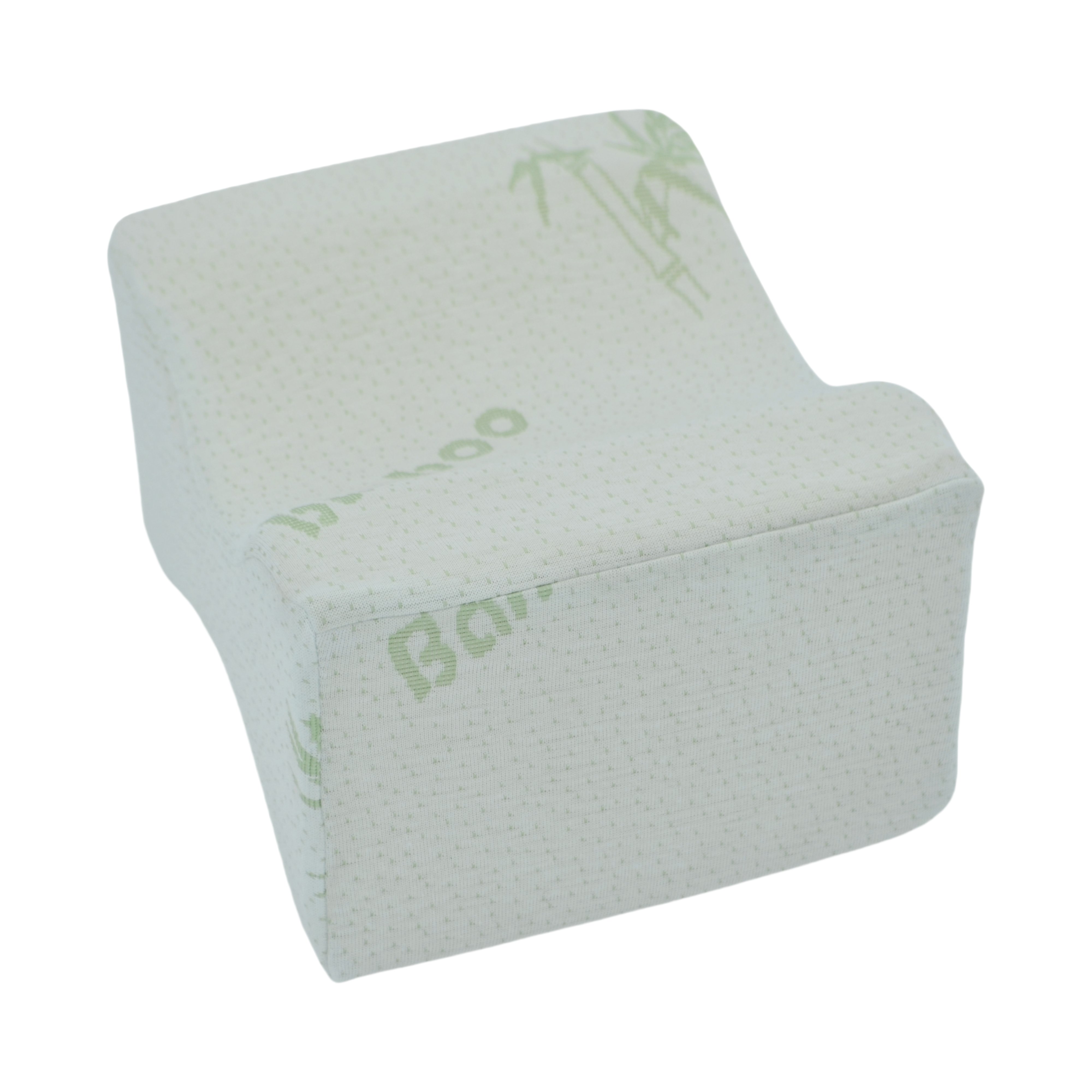 Hot Selling Bamboo Fiber Fabric Leg Knee Support Memory Foam Pillow Ergonomic White Washable And Removable Travel Pillow