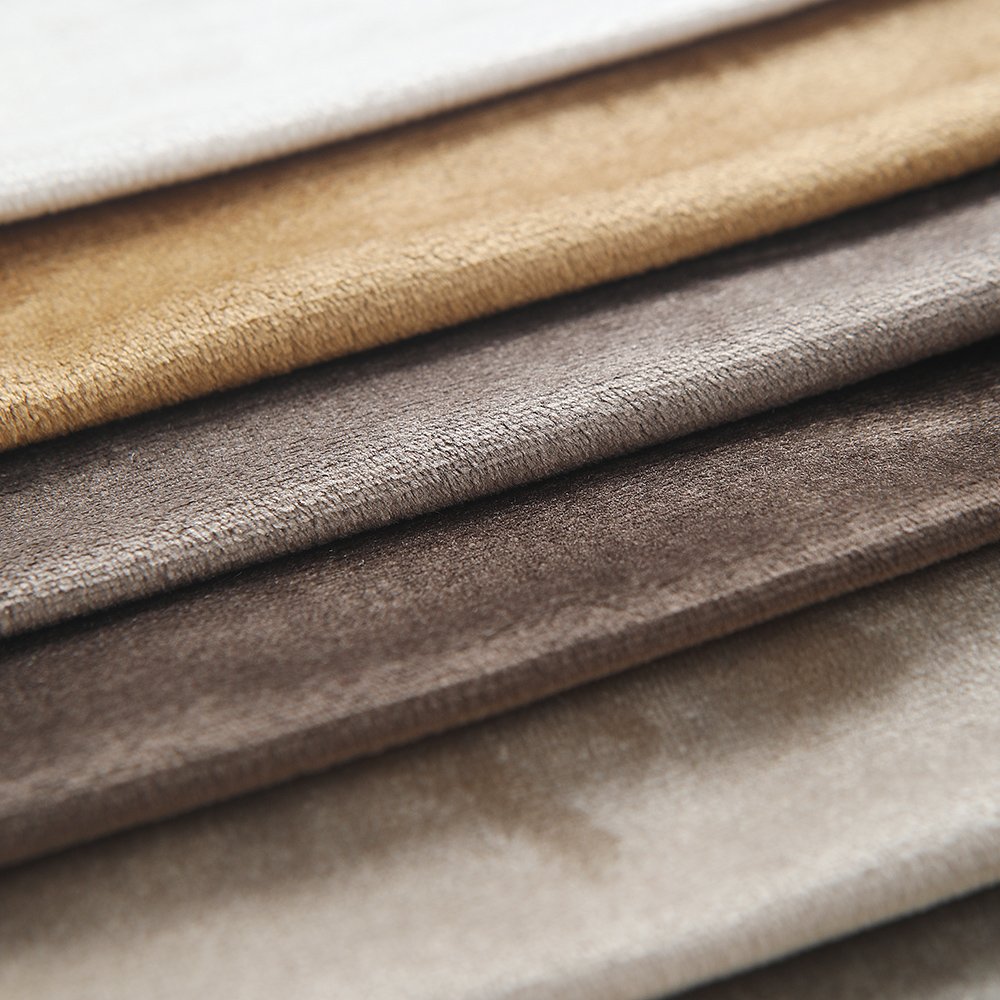 Custom 100% Polyester Fabric Velvet Upholstery Fabric Printed Knitting Holland Velvet Fabric For Sofa Hometextile