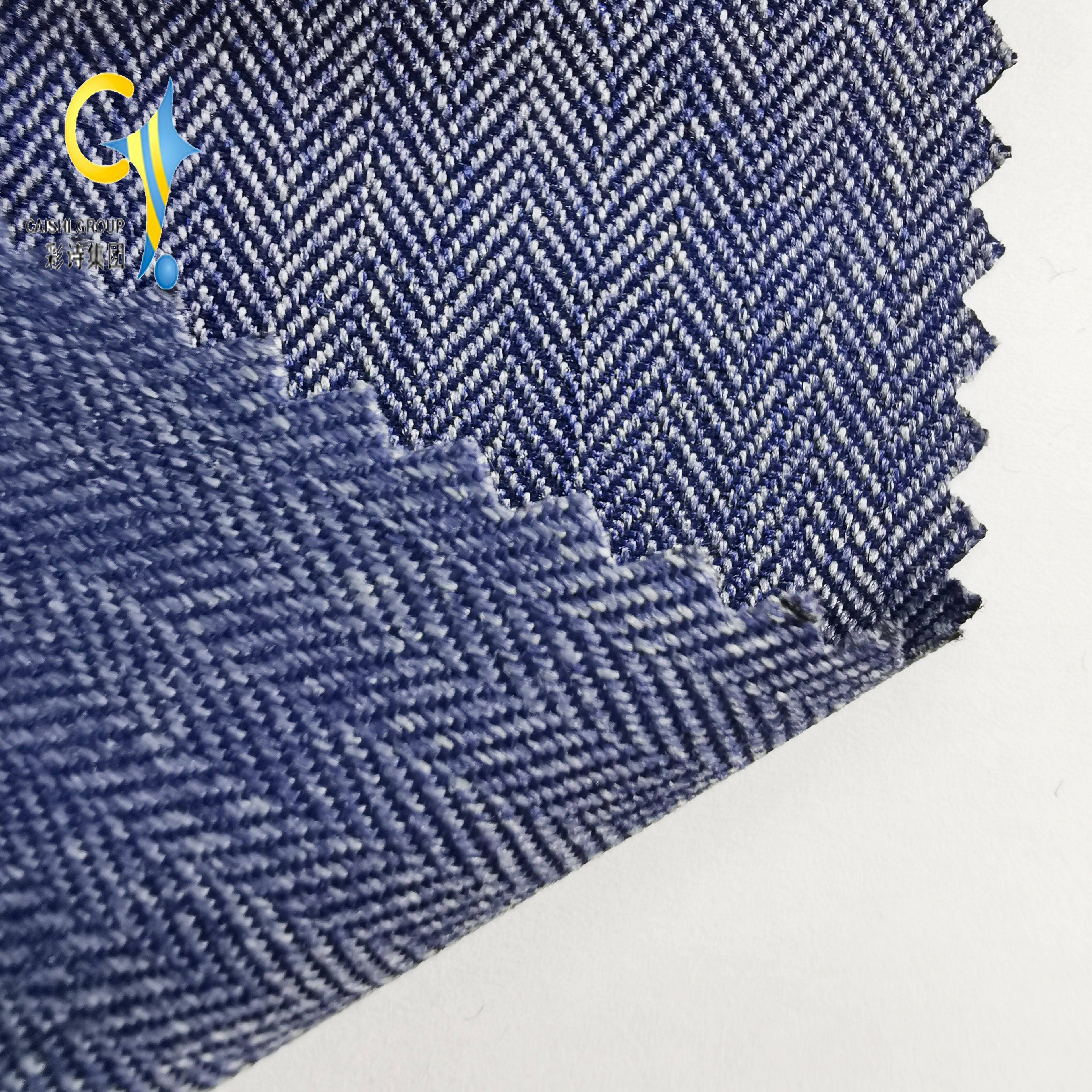 100% polyest fabric 3*3 herringbone cation jacquard With PU coated for bag tent etc.,outdoor using fabrics