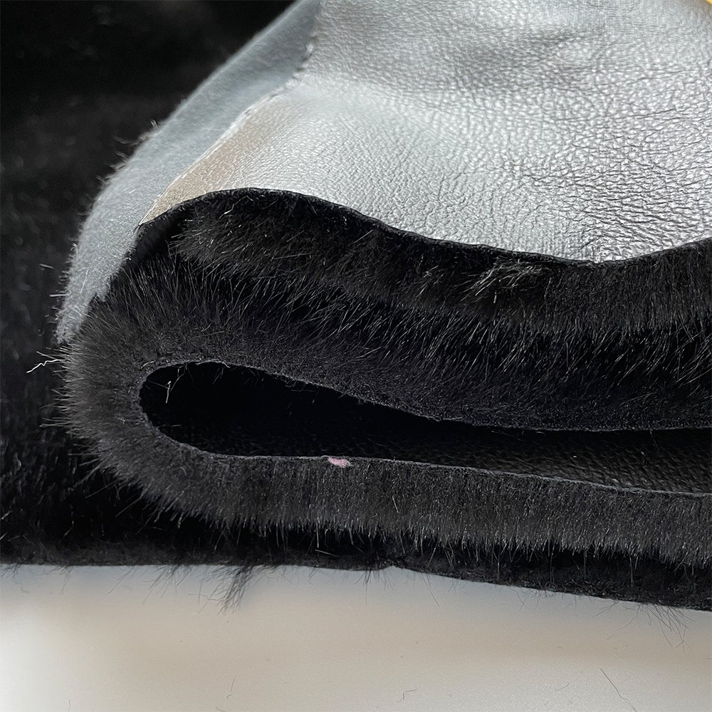 100% Polyester Soft Faux Fur Heavy Weight Long Pile Luxury PU Bonded Mink Fox Fabric For Garment