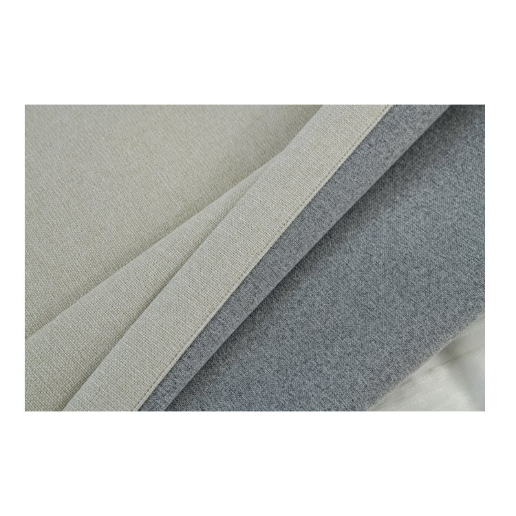 Excellent Rating 100% Blackout Uv Protection Gold Curtains In The Bed Room With Cotton Linen Fabric