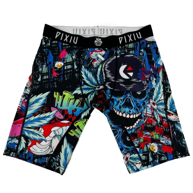 custom logo printed boxer brief underwear men's colorful printed boxer brief stylish boxers