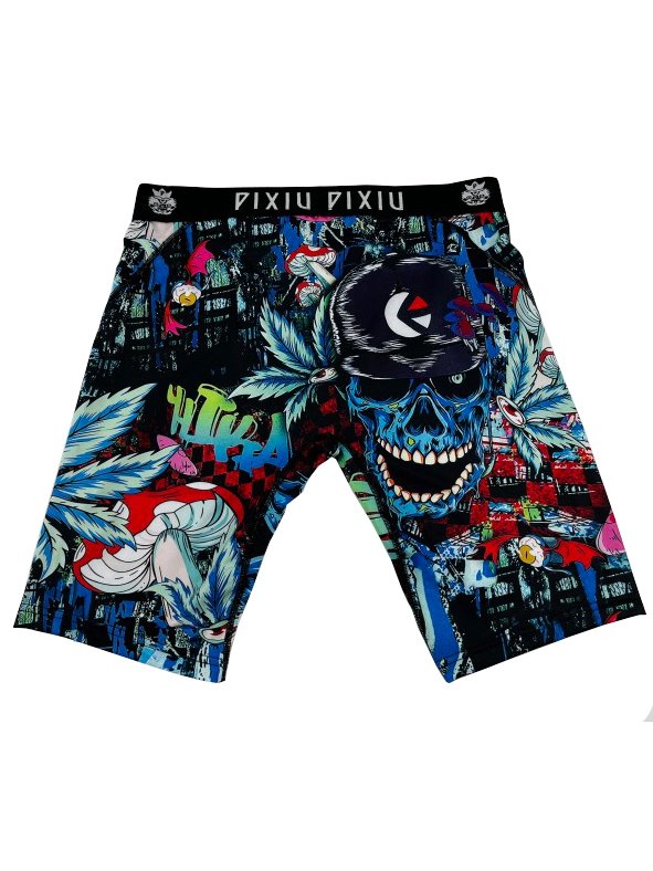 custom logo printed boxer brief underwear men's colorful printed boxer brief stylish boxers