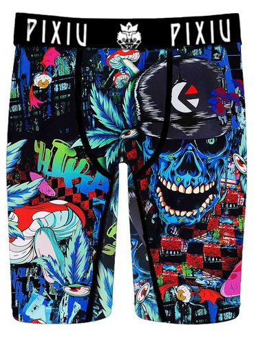 custom logo printed boxer brief underwear men's colorful printed boxer brief stylish boxers
