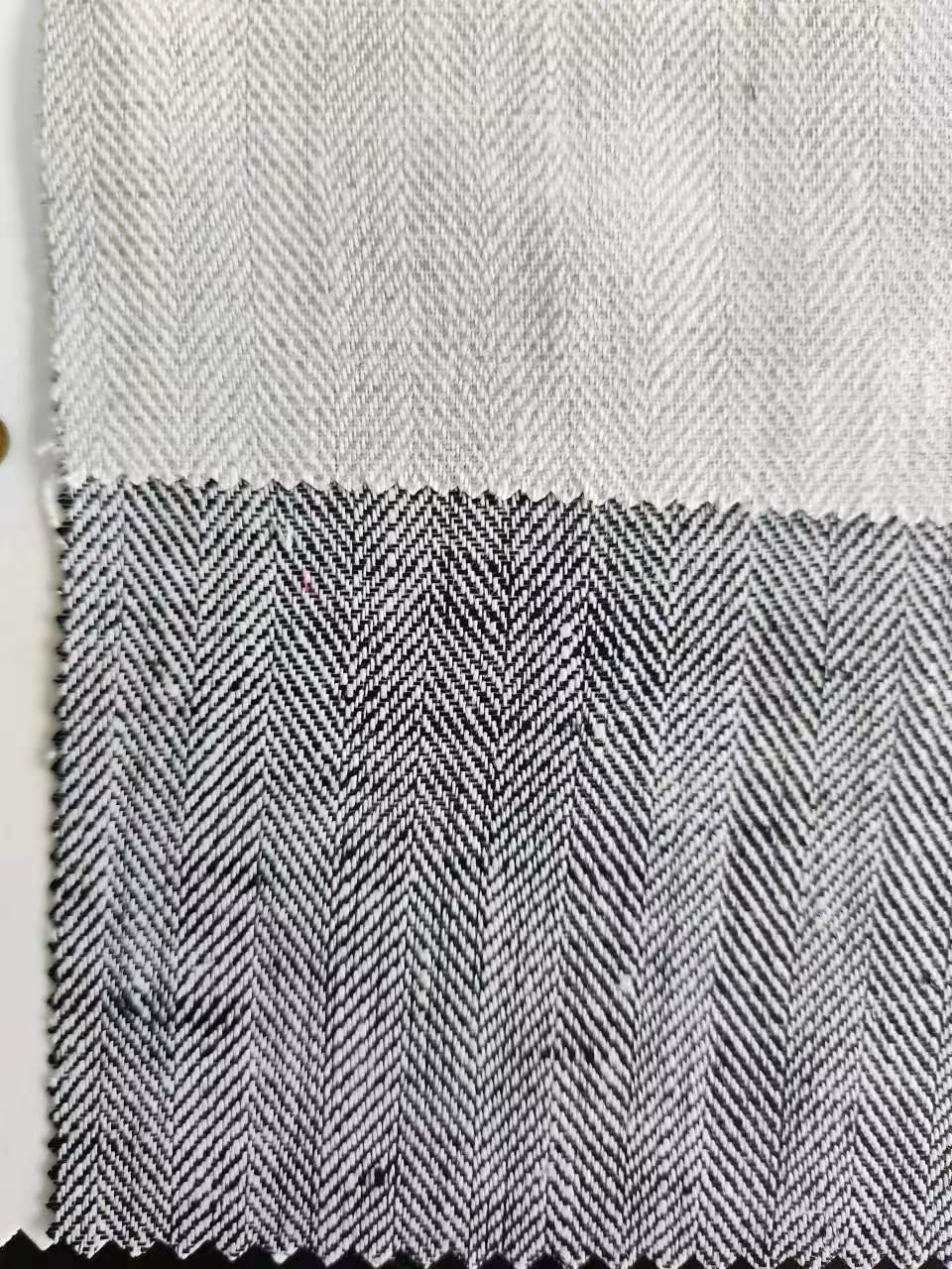 100 linen herringbone twill fabric for luxury garment