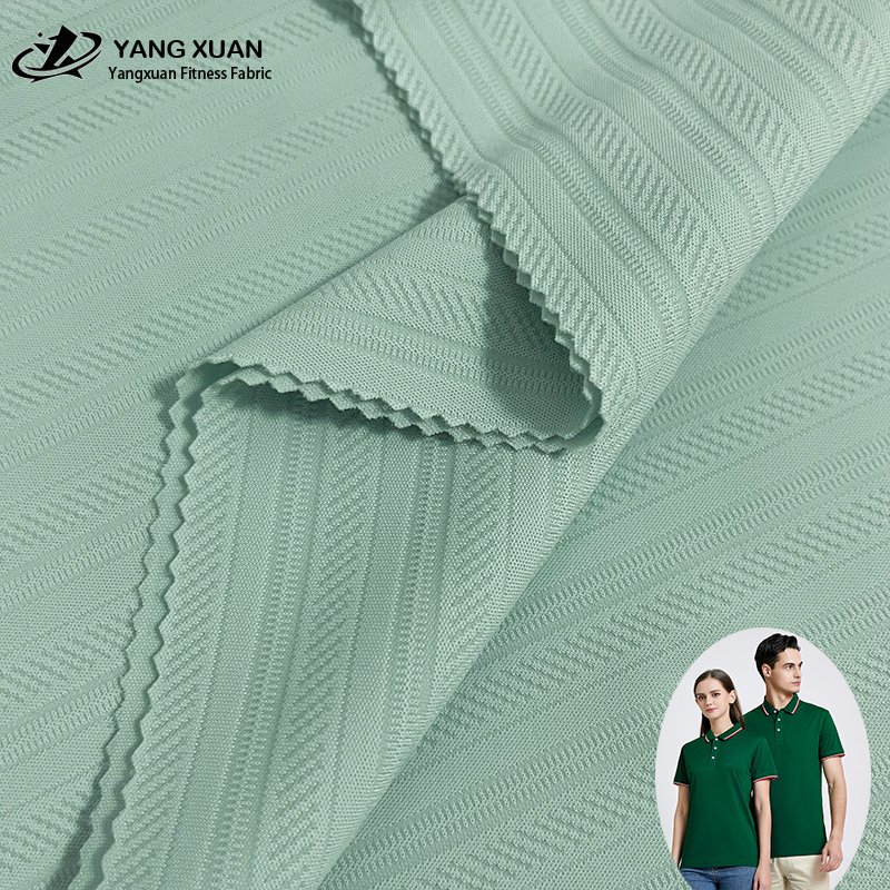 4 way stretch fabric Jacquard grain quick drying breathable fitness wear sportswear yoga clothing fabric