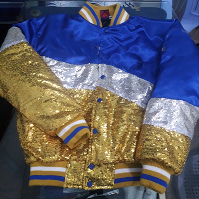 Women's Slim Fit Custom Glitter Blazer Jacket Plus Size Printed Fabric Sequins Embroidery Breathable varsity jacket