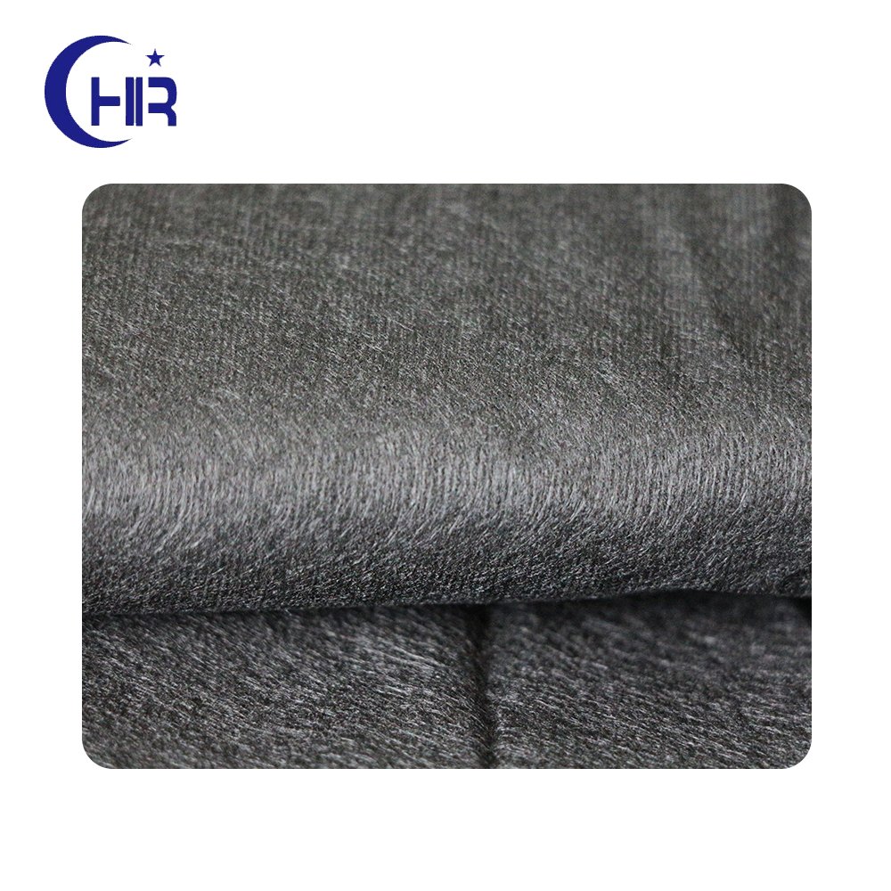 Best Quality Graphite Fiber Spunlace Non-woven Fabric High-purity Knitted Carbon Fiber Conductive Cloth Felt Fast Delivery