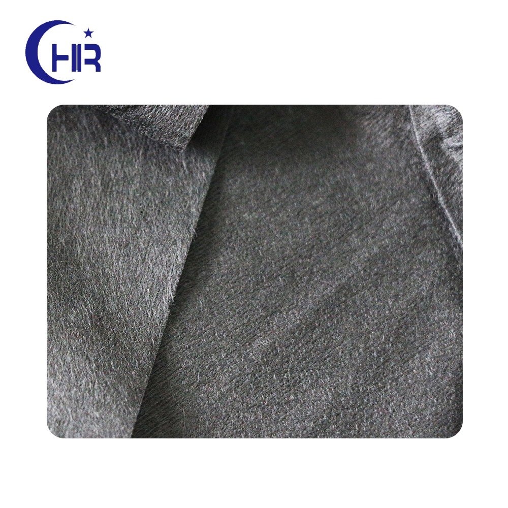 Best Quality Graphite Fiber Spunlace Non-woven Fabric High-purity Knitted Carbon Fiber Conductive Cloth Felt Fast Delivery