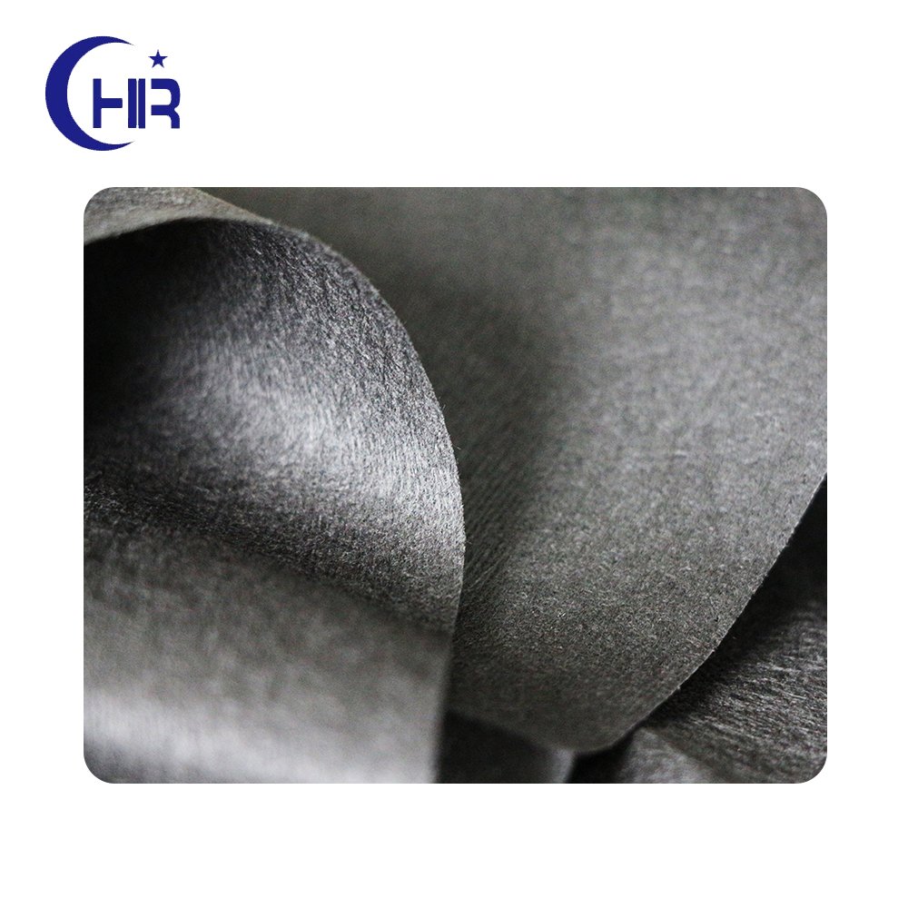 Best Quality Graphite Fiber Spunlace Non-woven Fabric High-purity Knitted Carbon Fiber Conductive Cloth Felt Fast Delivery