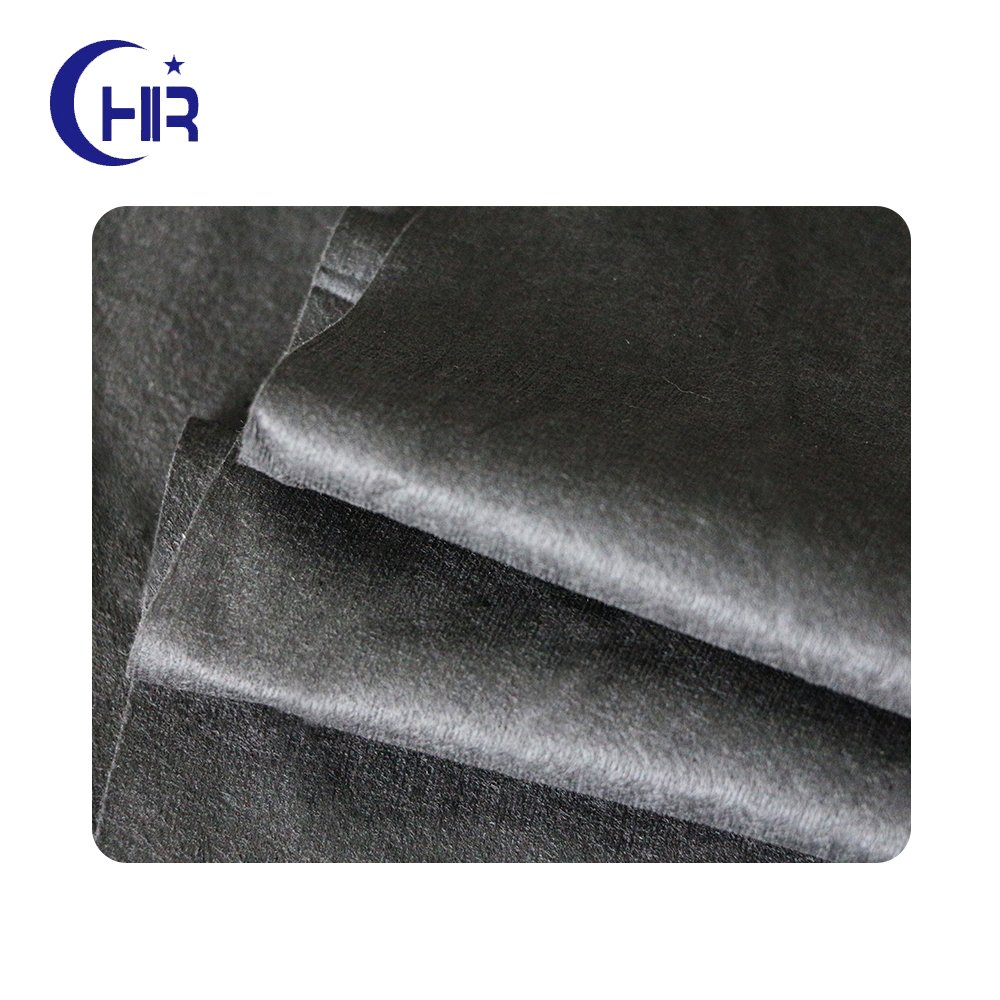 Best Quality Graphite Fiber Spunlace Non-woven Fabric High-purity Knitted Carbon Fiber Conductive Cloth Felt Fast Delivery