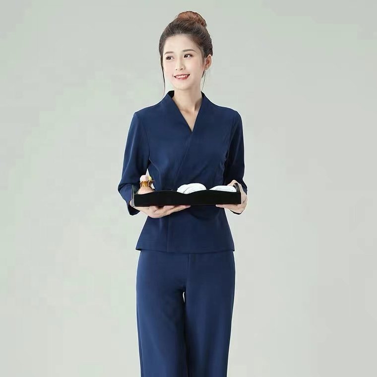 Beautifully Tailored Shape Flattering Comfortable Fit Spa Salon Tunic Work Uniform
