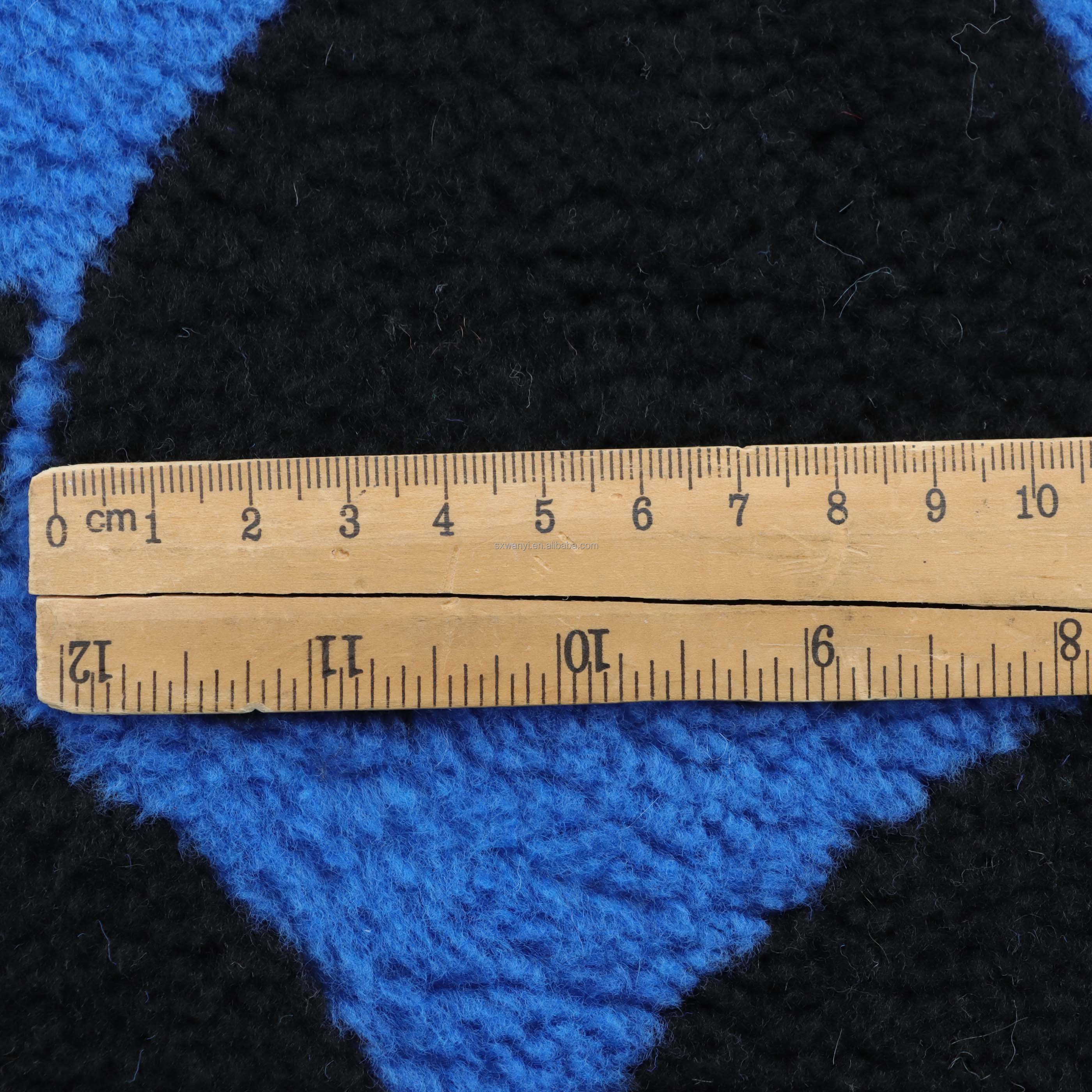 Recycled Free customization 100 Polyester Fabric Fleece Jacquard polar sherpa Fabric for Shoes Clothing And Hats Toys Home Texti