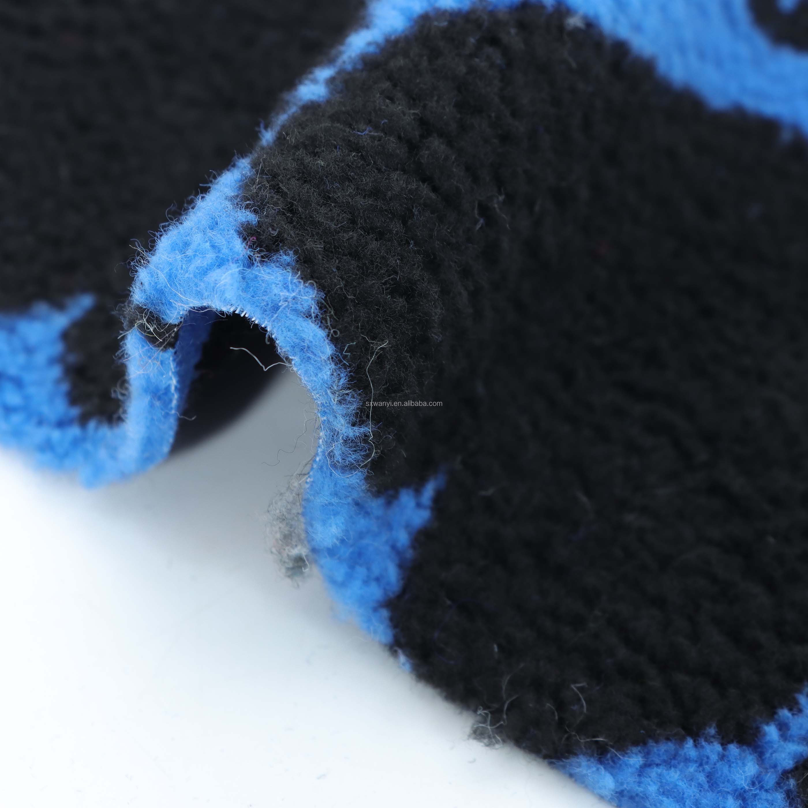 Recycled Free customization 100 Polyester Fabric Fleece Jacquard polar sherpa Fabric for Shoes Clothing And Hats Toys Home Texti