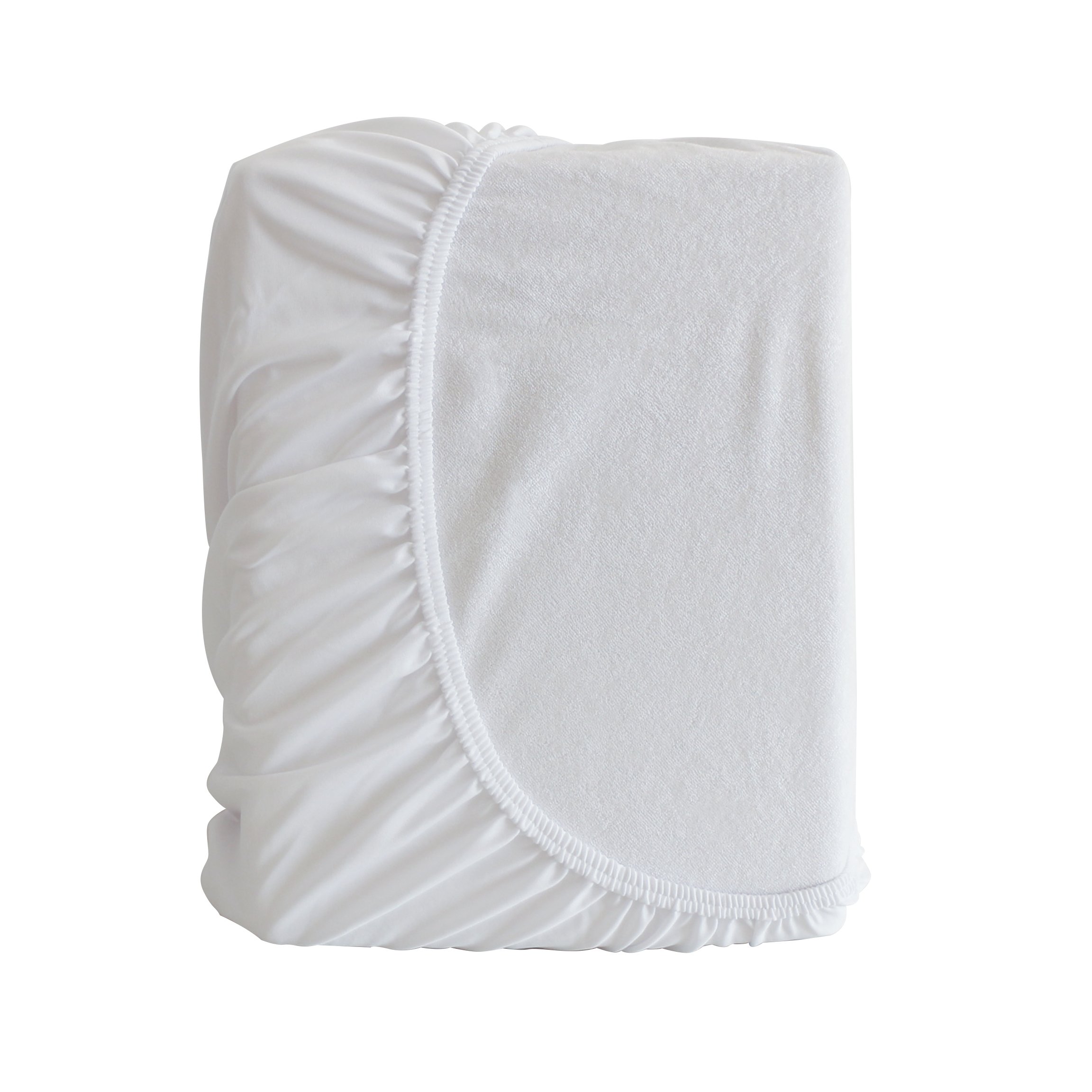 Anti Dust Bamboo Polyester Terry Knitted Fiber Fitted Sheet 100% Waterproof Bed Cover Mattress Protector