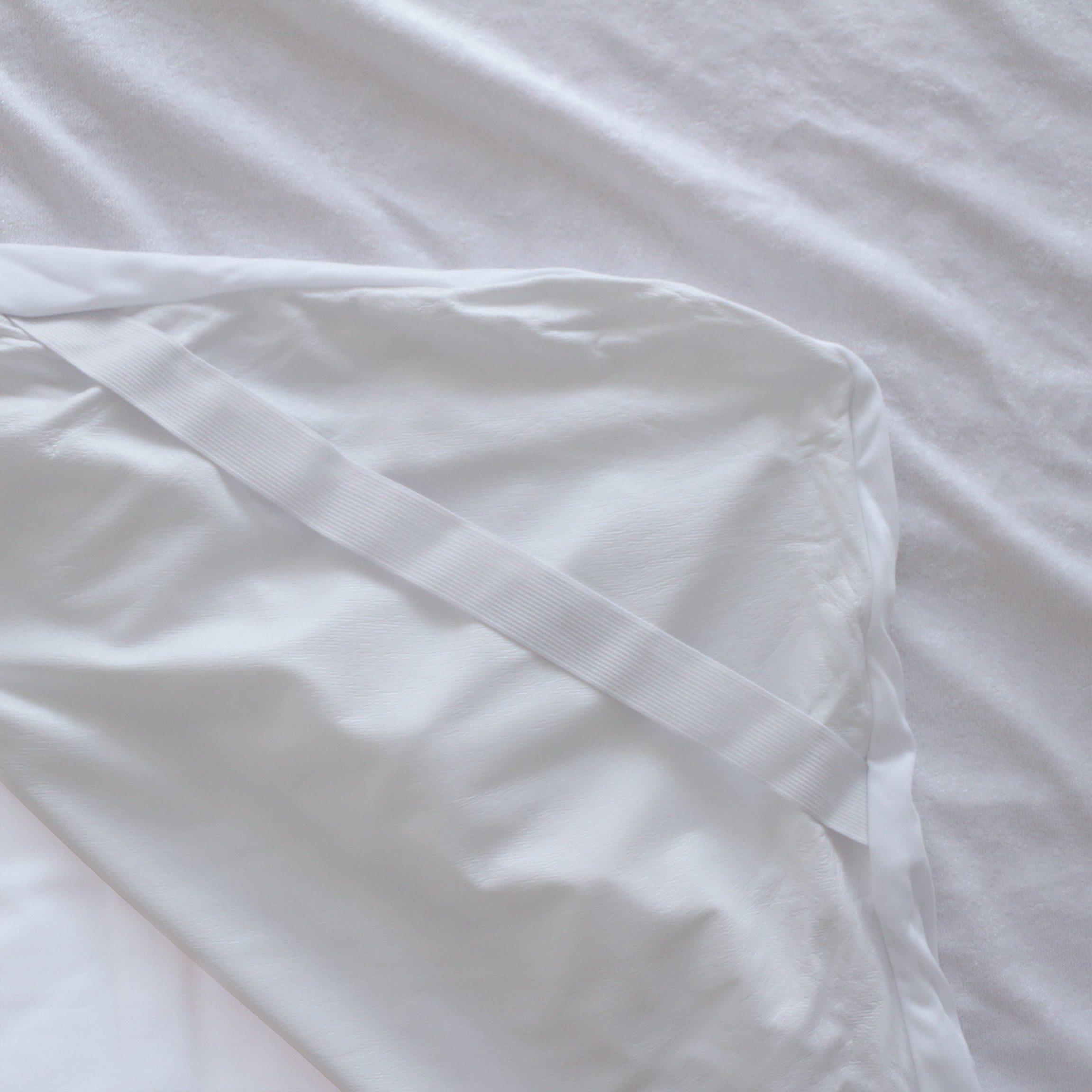 Anti Dust Bamboo Polyester Terry Knitted Fiber Fitted Sheet 100% Waterproof Bed Cover Mattress Protector