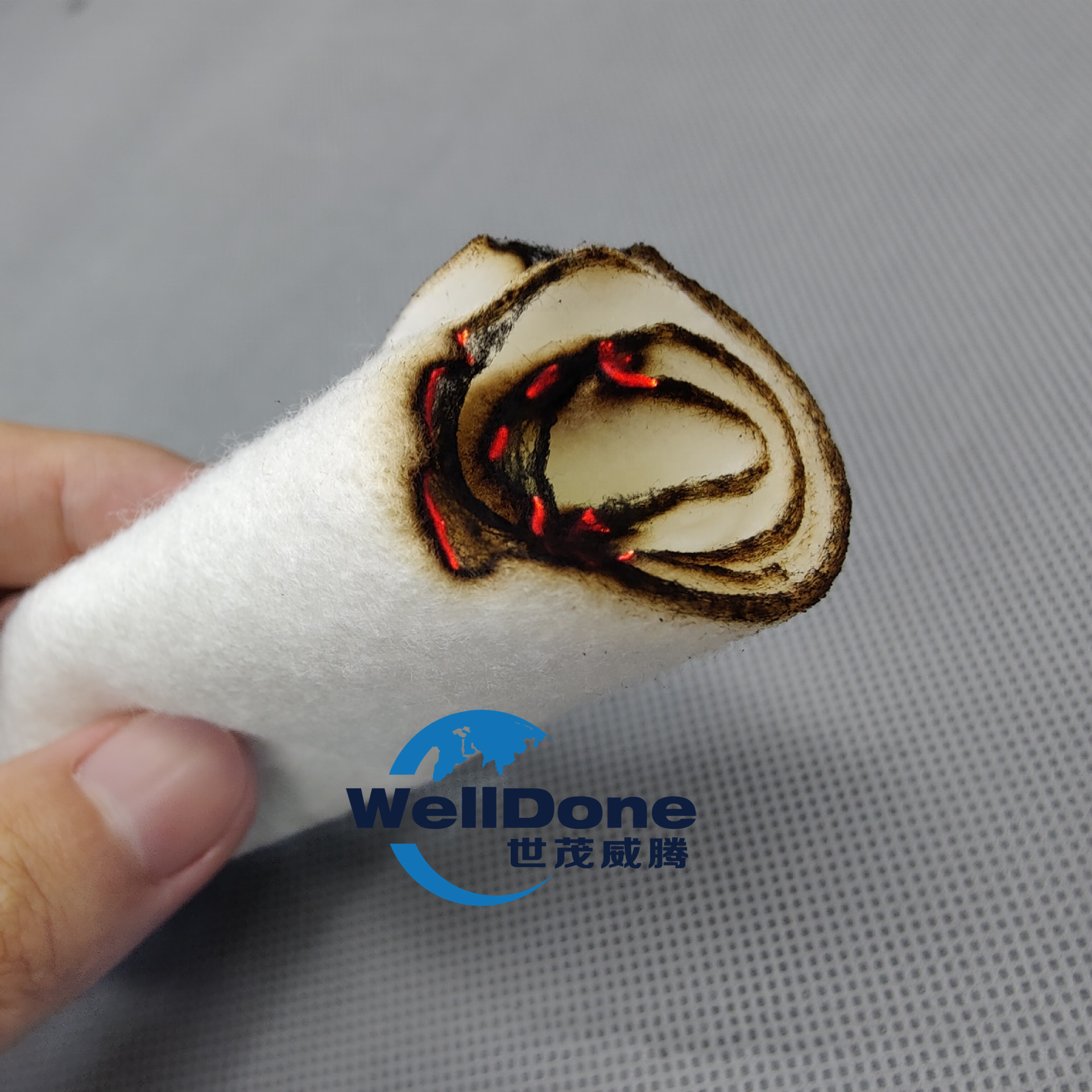 WELLDONE Bamboo fiber Degradable Non-woven fabric Water Absorption Rate Is Fast Baby Diaper Sanitary Napkin Material
