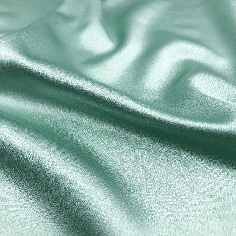 Cheaper Thickened Crystal Satin Fabric 100% Polyester Fabric 170gsm for dress