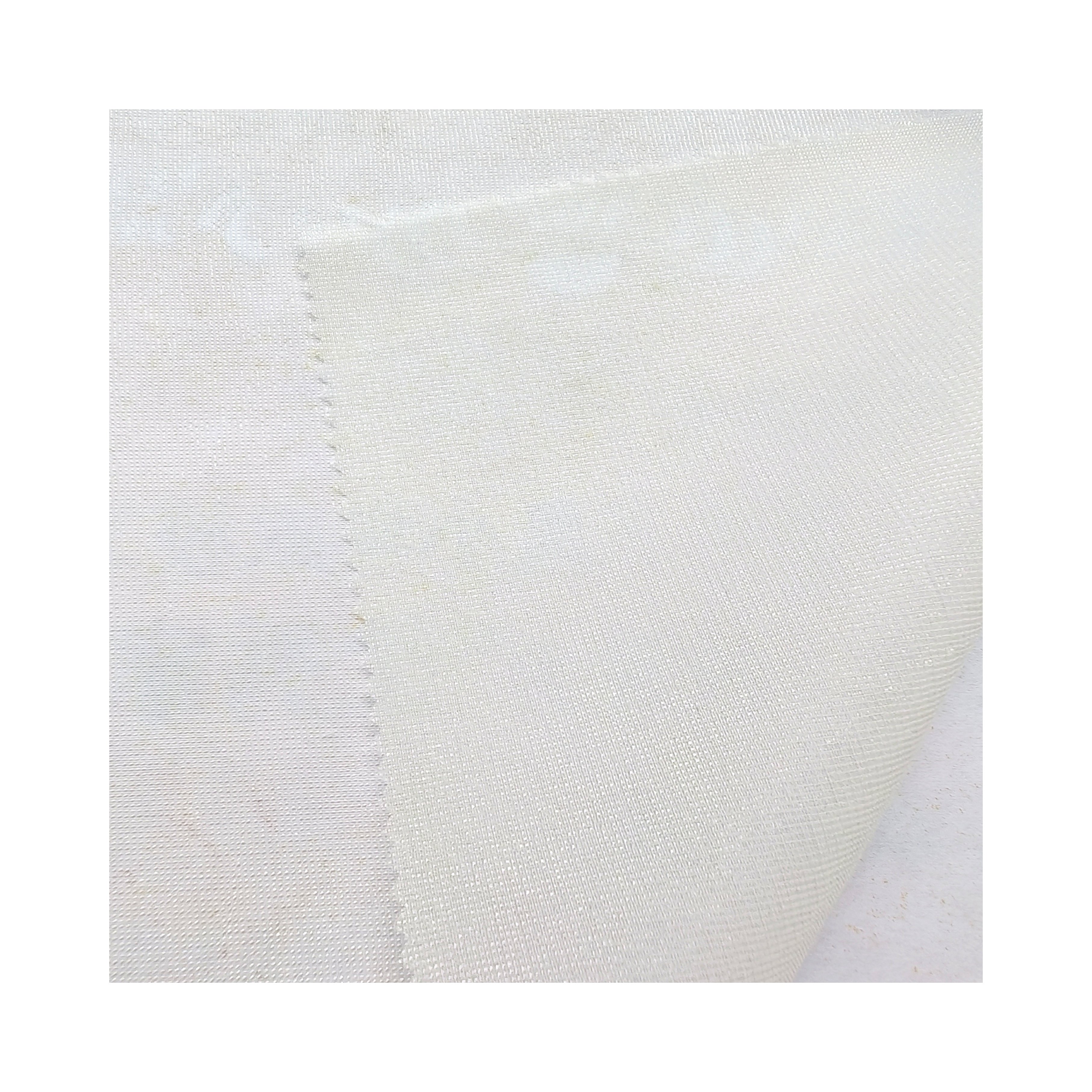 factory price Lightweight Polyester woven 100% Polyester Chiffon Linen Print Dress Blank cloth Fabric