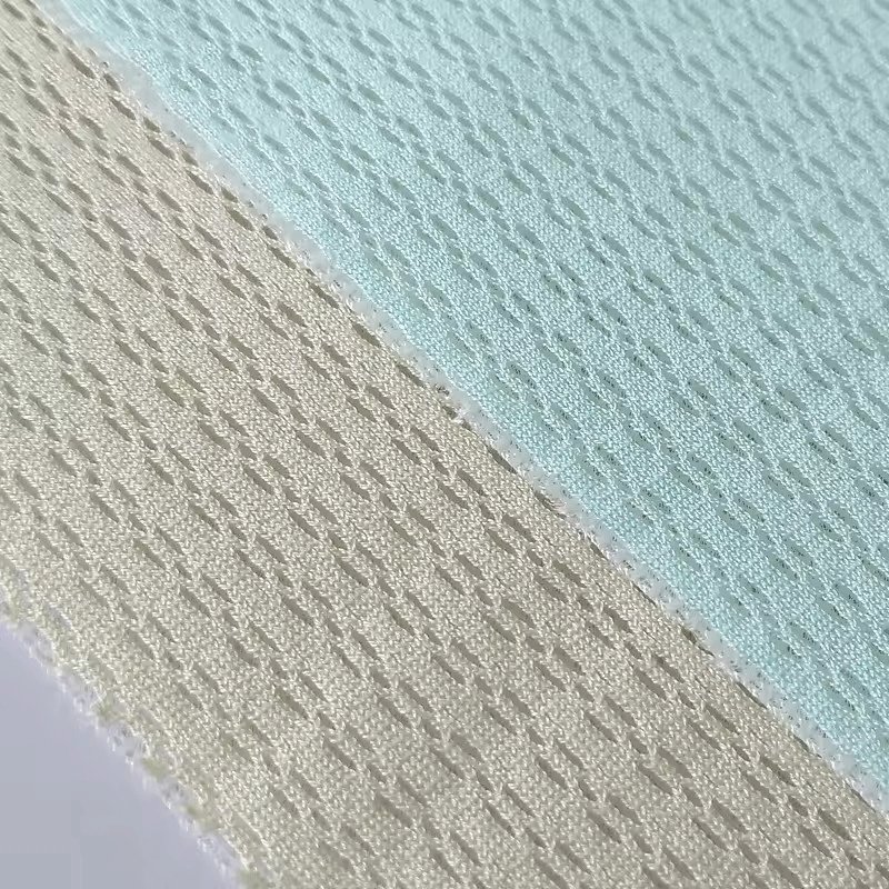 Tencel 3D mesh fabric Baby Stroller Liner Anran Textile polyester tencel mattress fabric sandwich wrap mesh fabric 5702