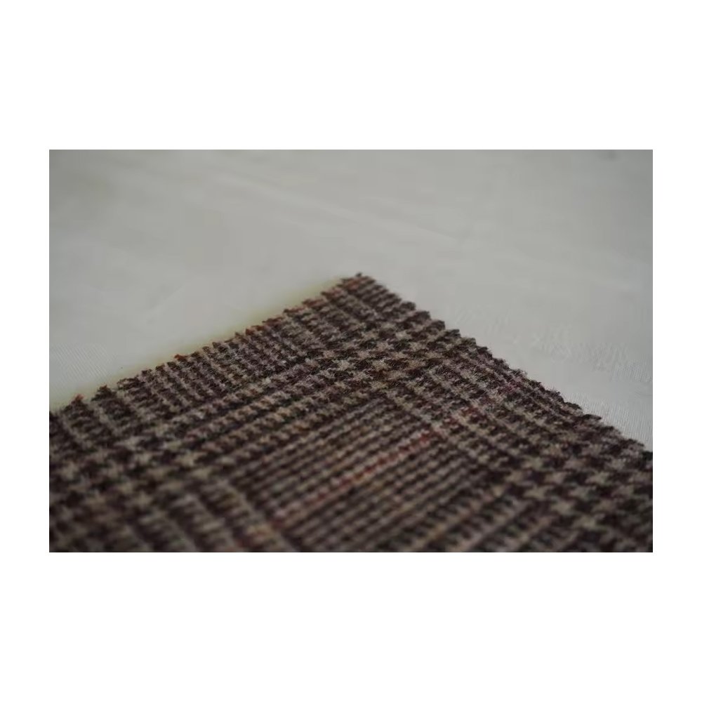 Timeless Elegance Classic Heritage Traditional Wool Textured Woven Handwoven Tweed Fabrics For Jacket From Indian Seller
