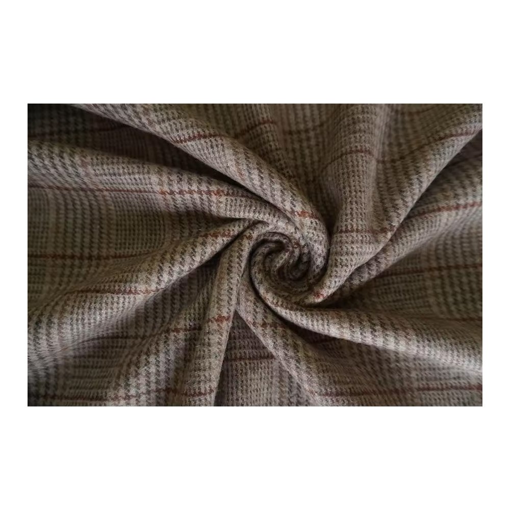 Timeless Elegance Classic Heritage Traditional Wool Textured Woven Handwoven Tweed Fabrics For Jacket From Indian Seller