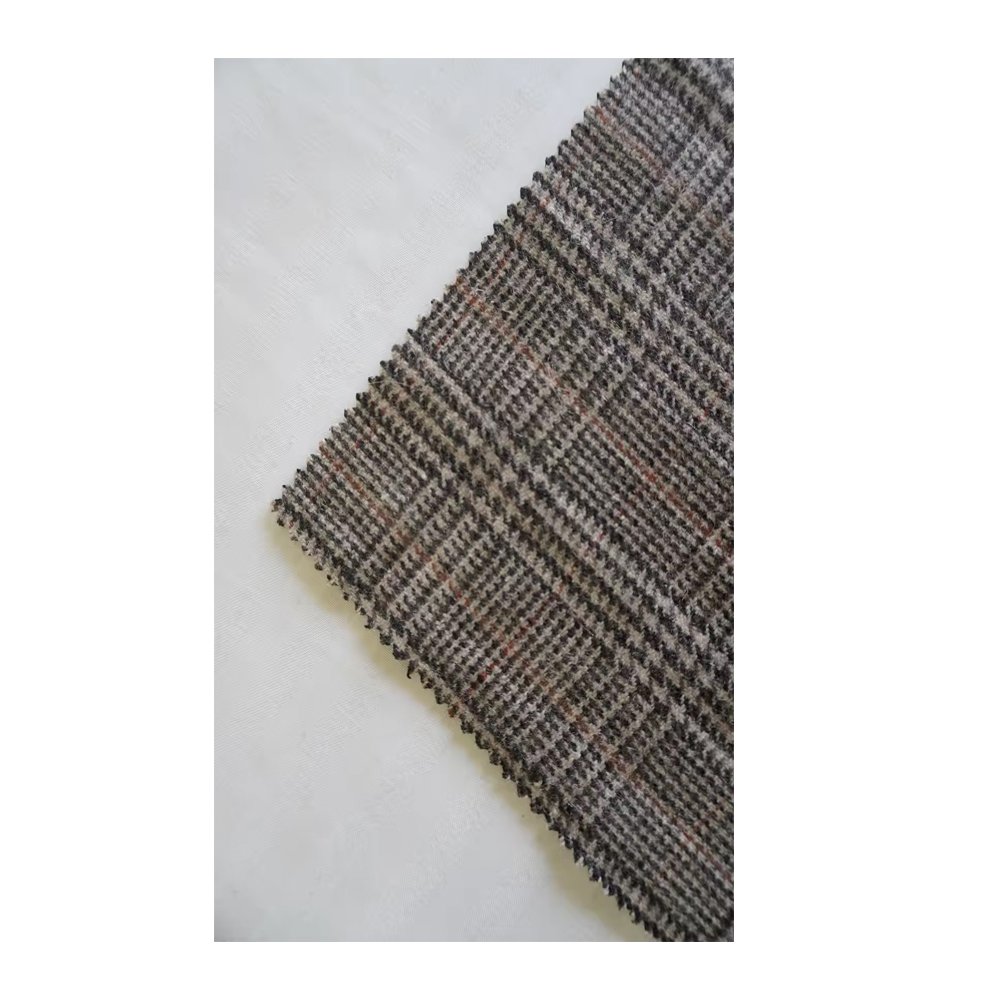 Timeless Elegance Classic Heritage Traditional Wool Textured Woven Handwoven Tweed Fabrics For Jacket From Indian Seller