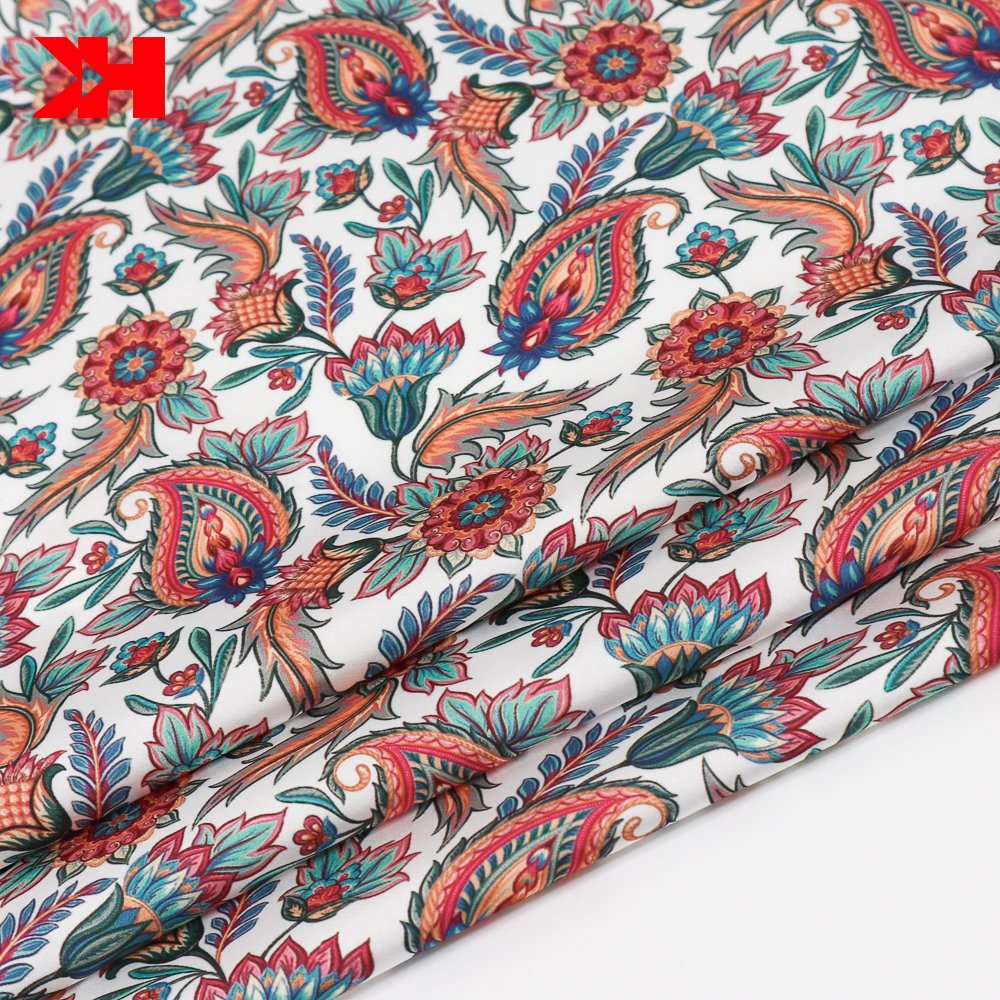 Kahn Satin-fabrics custom print fabric satin printing service