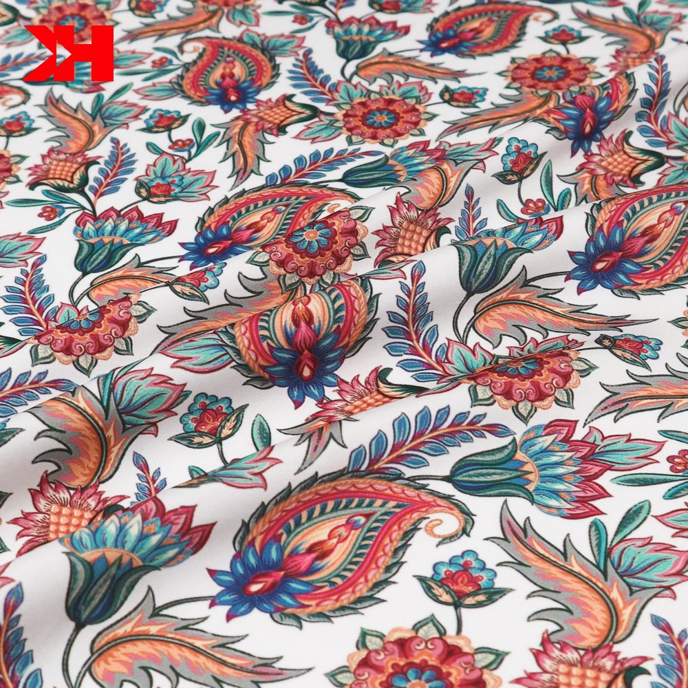 Kahn Satin-fabrics custom print fabric satin printing service