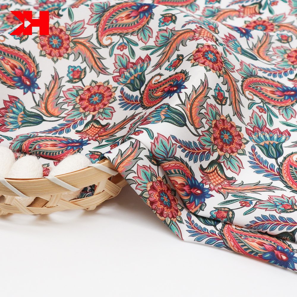 Kahn Satin-fabrics custom print fabric satin printing service