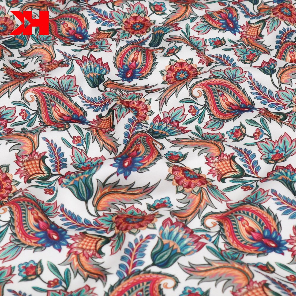 Kahn Satin-fabrics custom print fabric satin printing service