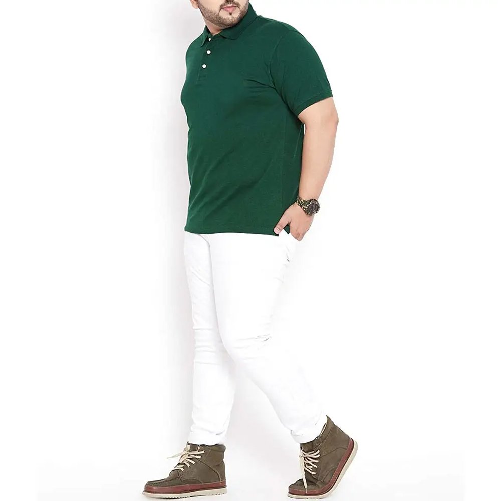 Men's High-End Polo Collar Short Sleeve T-Shirt Breathable Jersey Versatile Loose Fit Wholesale Supply Spring Autumn Plus Size