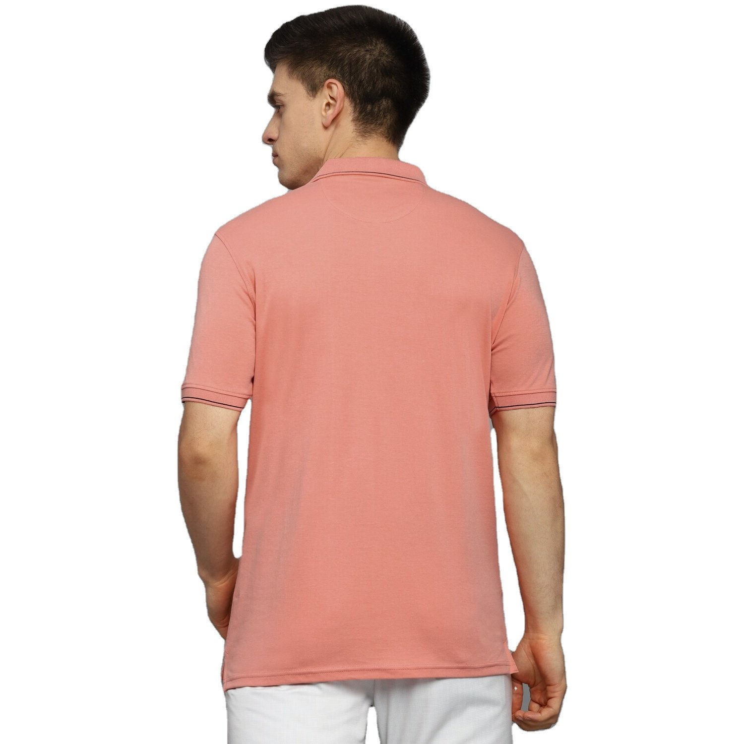 High Quality Summer Polo T-Shirt Breathable Fabric Solid Print Pattern Embroidery Dark Technique Casual Knitted Polo Shirt OEM