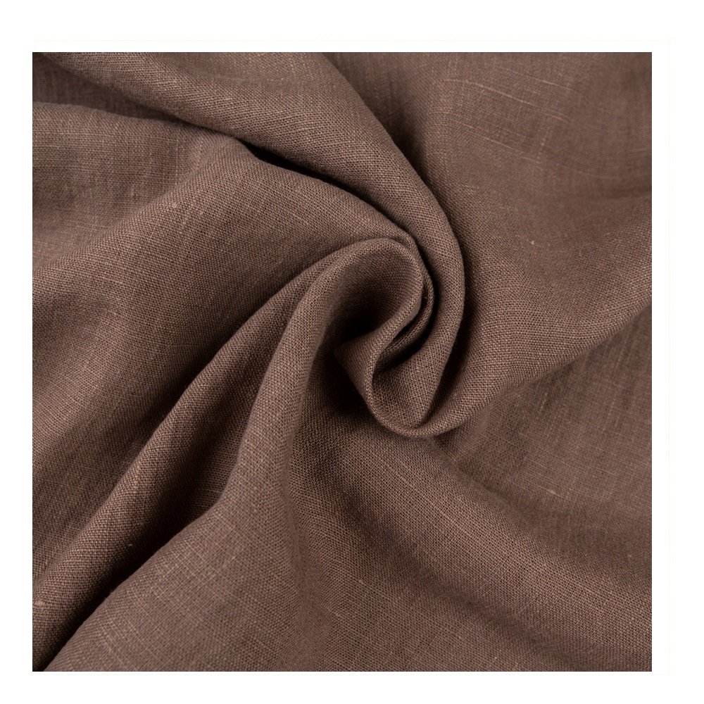 Wholesale 100% Linen Woven Fabric 270 GSM Dyed Washed Roll Breathable Home Bedding Garment Soft Shirt Curtain Organic Natural