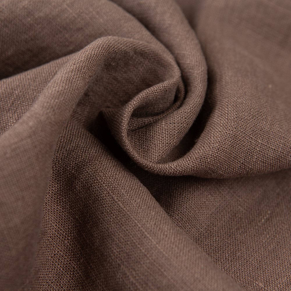 Wholesale 100% Linen Woven Fabric 270 GSM Dyed Washed Roll Breathable Home Bedding Garment Soft Shirt Curtain Organic Natural