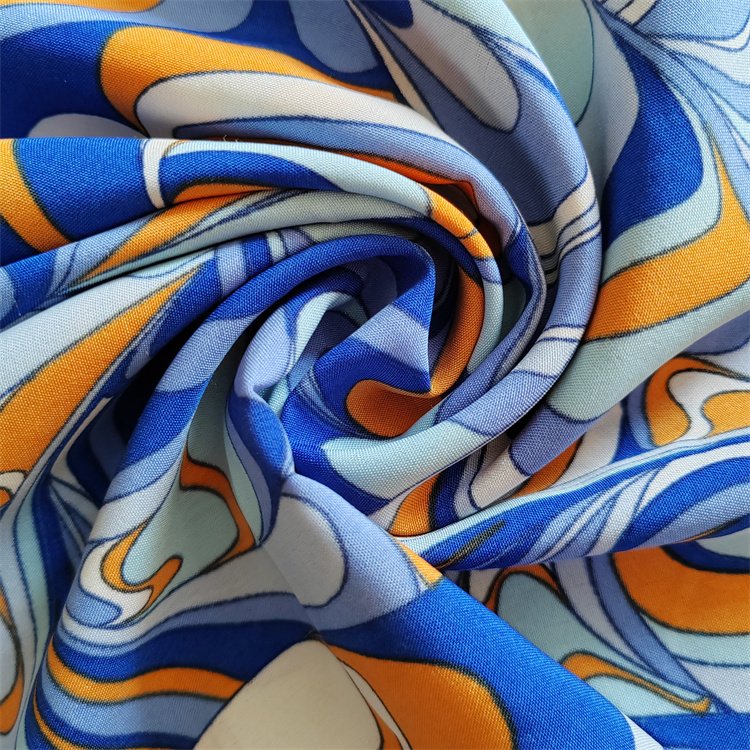 Plain And Patterns Fabric 4 Way Stretch Viscose/Polyester Fabric Printed For Girl And Women Dress