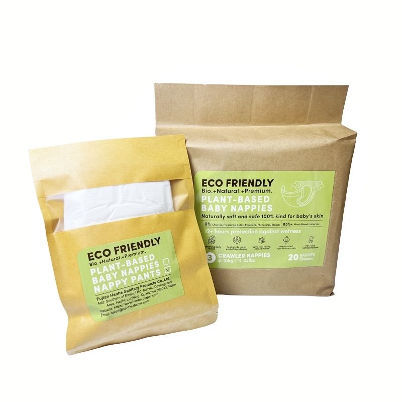 Wholesale Babe Nappies Disposable Bamboo Biodegradable New Born Baby Diapers Manufacturer
