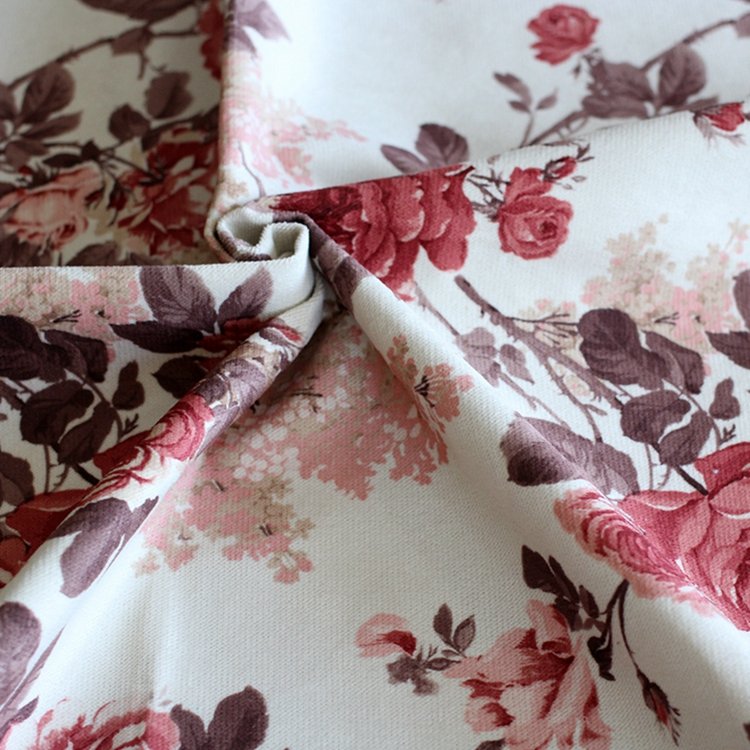 Wholesale oem disperse custom microfiber twill 100% polyester floral textile 3d printed fabric for bed sheet