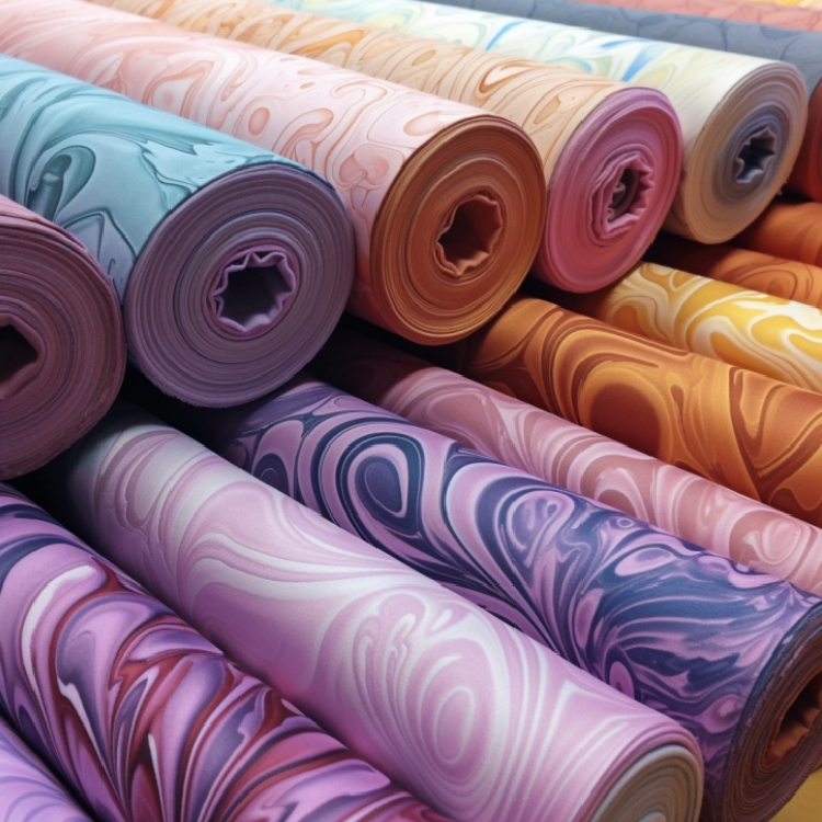 Custom Print Chiffon Fabric For Printed White Chiffon Dress